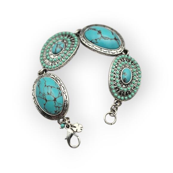 Lucky Brand Turquoise Statement Bracelet - Picture 5 of 8
